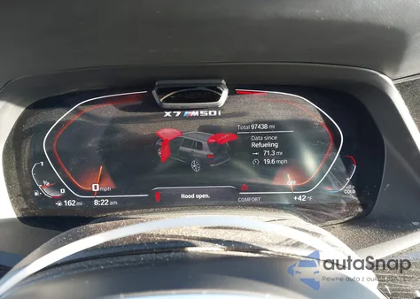 2020 BMW X7 M50I z USA, uszkodzony, nr VIN 5UXCX6C08L9B26308